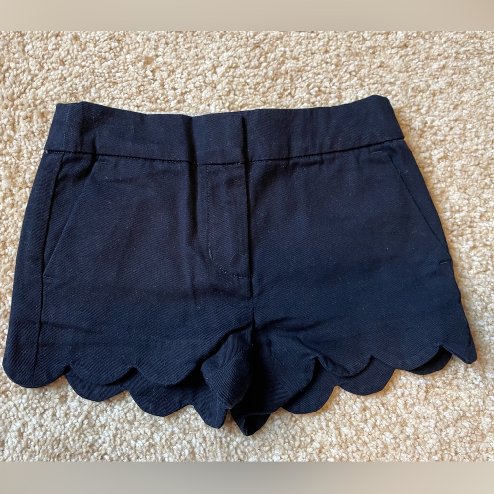 New Toddler Cotton Scalloped Shorts